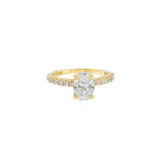 14k Yellow Gold 1.54 ctw Solitaire Diamond Engagement Ring