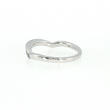 14k White Gold 0.10 ctw Band Women's Diamond Wedding Band