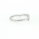 14k White Gold 0.10 ctw Band Women's Diamond Wedding Band