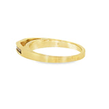 14k Yellow Gold 0.20 ctw Cathedral Women's Diamond Wedding Band