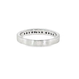 14k White Gold 0.25 ctw Cathedral Flat Top Women's Diamond Wedding Band