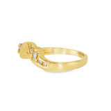 14k Yellow Gold Women's Diamond Wrap