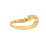 14k Yellow Gold Women's Diamond Wrap
