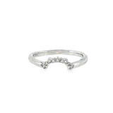 14k White Gold 0.07 ctw Women's Diamond Wrap