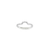 14k White Gold 0.07 ctw Women's Diamond Wrap