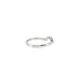 14k White Gold 0.07 ctw Women's Diamond Wrap