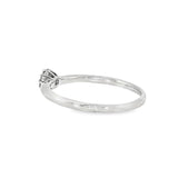 14k White Gold 0.19 ctw Multi-Stone Diamond Engagement Ring