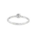 14k White Gold 0.19 ctw Multi-Stone Diamond Engagement Ring