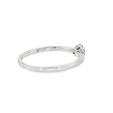 14k White Gold 0.19 ctw Multi-Stone Diamond Engagement Ring