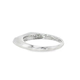 10k White Gold 0.125 ctw Geometric Women's Diamond Ring