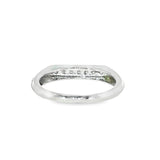 10k White Gold 0.125 ctw Geometric Women's Diamond Ring