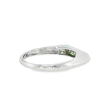 10k White Gold 0.125 ctw Geometric Women's Diamond Ring