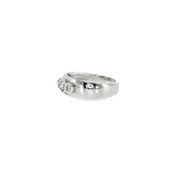 14k White Gold 0.37 ctw 3 Stone Women's Diamond Ring