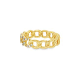 14k Yellow Gold 0.5 ctw Multi-Stone Women's Diamond Ring