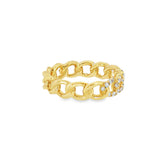 14k Yellow Gold 0.5 ctw Multi-Stone Women's Diamond Ring