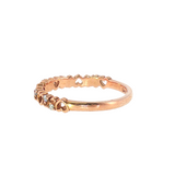 14k Rose Gold 0.1 ctw Heart Women's Diamond Ring