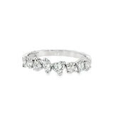 14k White Gold 0.69 ctw Multi-Stone Women's Diamond Ring