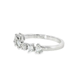 14k White Gold 0.69 ctw Multi-Stone Women's Diamond Ring