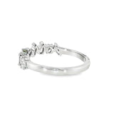 14k White Gold 0.69 ctw Multi-Stone Women's Diamond Ring