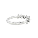 14k White Gold 0.69 ctw Multi-Stone Women's Diamond Ring