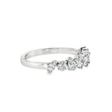 14k White Gold 0.69 ctw Multi-Stone Women's Diamond Ring
