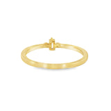 10k Yellow Gold 0.07 ctw Vintage Inspired Women's Diamond Ring