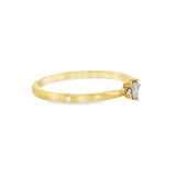 10k Yellow Gold 0.07 ctw Vintage Inspired Women's Diamond Ring