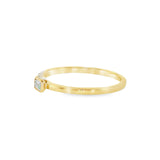 14k Yellow Gold 0.14 ctw Geometric Women's Diamond Ring