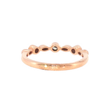 14k Rose Gold 0.11 ctw Nature Inspired Women's Diamond Ring
