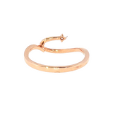 14k Rose Gold 0.078 ctw Free Form Women's Diamond Ring