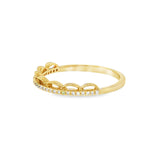 14k Yellow Gold 0.12 ctw Vintage Inspired Women's Diamond Wedding Band