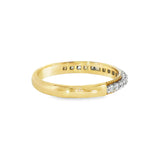 14k Yellow Gold 0.26 ctw Multi-Stone Women's Diamond Wedding Band