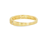 14k Yellow Gold 0.06 ctw Geometric Women's Diamond Ring