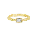 14k Yellow Gold 0.30 ctw Modern Women's Diamond Ring