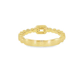 14k Yellow Gold 0.30 ctw Modern Women's Diamond Ring