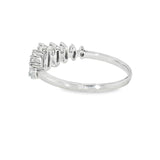 14k White Gold 0.42 ctw Geometric Women's Diamond Ring