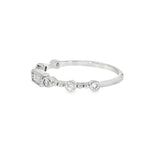 14k White Gold 0.25 ctw Vintage Inspired Women's Diamond Ring