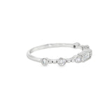 14k White Gold 0.25 ctw Vintage Inspired Women's Diamond Ring