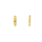 14k Yellow Gold Small Hoop 13.5mm Earrings