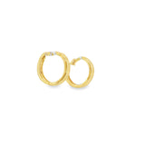 14k Yellow Gold Small Hoop 8mm Earrings
