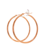 14k Rose Gold Large Hoop 34mm Earrings