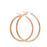 14k Rose Gold Large Hoop 34mm Earrings