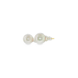 14k Yellow Gold 8mm Stud Pearls Earrings