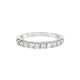 14k White Gold 0.50 ctw Multi-Stone Women's Diamond Wedding Band