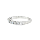 14k White Gold 0.50 ctw Multi-Stone Women's Diamond Wedding Band
