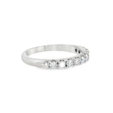 14k White Gold 0.50 ctw Multi-Stone Women's Diamond Wedding Band