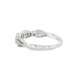 14k White Gold 0.14 ctw Vintage Inspired Women's Diamond Ring