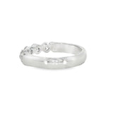 14k White Gold 0.75 ctw 5 Stone Women's Diamond Wedding Band