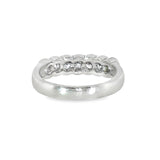 14k White Gold 0.79 ctw Modern Diamond Band