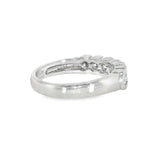 14k White Gold 0.79 ctw Modern Diamond Band